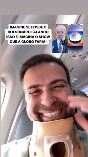 Thiago Asmar Instagram - IMAGINA SE FOSSE O BOLSONARO FALANDO ISSO E IMAGINA O SHOW QUE O JORNALISMO PATÉTICO DA GLOBO FARIA…