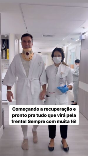 Thiago Asmar Instagram - COMEÇANDO A RECUPERAÇÃO COM MUITA FÉ DE QUE VOLTAREI AINDA MAIS FORTE! MINHA FÉ FOI E SEMPRE SERÁ MAIOR QUE O MEU MEDO!