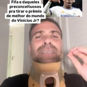 Thiago Asmar Instagram - LOUCO PRA VER A DESCULPA DA FIFA E DOS PRECONCEITUOSOS PRA TIRAR O PRÊMIO DE MELHOR DO MUNDO DO VINÍCIUS JR. O MOLEQUE É FODA E CAMPEÃO DA CHAMPIONS COMO PROTAGONISTA DE NOVO! #realmadrid #championsleague
