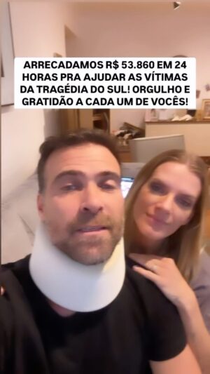 Thiago Asmar Instagram - ARRECADAMOS R$ 53.860 EM 24 HORAS, PRAS VÍTIMAS DA TRAGÉDIA NO RIO GRANDE DO SUL! VOCÊS NÃO TEM IDEIA DO ORGULHO QUE A GENTE SENTE EM AJUDAR TANTA GENTE E DA GRATIDÃO A VOCÊS POR ACREDITAREM NO NOSSO CARÁTER! VAMOS COMPROVAR CADA CENTAVO GASTO AQUI NAS POSTAGENS E ISSO É SÓ O COMEÇO!