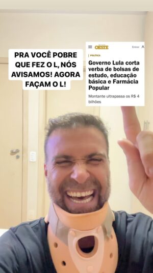 Thiago Asmar Instagram - PRA VOCÊ POBRE QUE VOTOU NO LULA E VAI PERDER BOLSA DE ESTUDO E VAI PAGAR MAIS CARO EM REMÉDIO, O RECADO É SIMPLES: FAZ O L! 😂