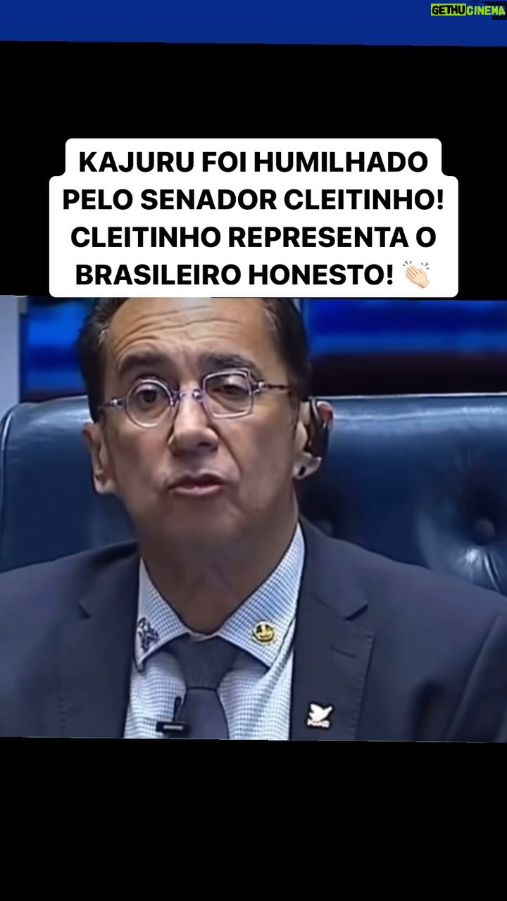 Thiago Asmar - 55.7K Likes - SENADOR CLEITINHO HUMILHOU O KAJURU E MOSTROU MAIS UMA VEZ REPRESENTAR MUITO BEM OS BRASILEIROS HONESTOS! ESSE ME REPRESENTA!