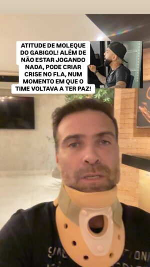 Thiago Asmar Instagram - GABIGOL ALÉM DE NÃO ESTAR JOGANDO NADA, CRIA OUTRA CRISE DESNECESSÁRIA NO FLAMENGO! MAIS UMA VEZ SE COMPORTANDO COMO UM MOLEQUE E SEM HONRAR O SALÁRIO DE R$ 1,5 MILHÃO QUE RECEBE EM DIA! É ÍDOLO, SIM, E MERECE SER! MAS UM ÍDOLO TEM A OBRIGAÇÃO DE RESPEITAR O TORCEDOR QUE O FEZ DAR A VOLTA POR CIMA DEPOIS DE UM FRACASSO TOTAL NA EUROPA!