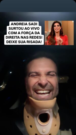 Thiago Asmar Instagram - ANDREIA SADI SURTOU AO VIVO COM FORÇA DA DIREITA NAS REDES SOCIAIS! TÁ EXPLICADO O DESESPERO DA GLOBO PRA REGULAR AS REDES SOCIAIS?