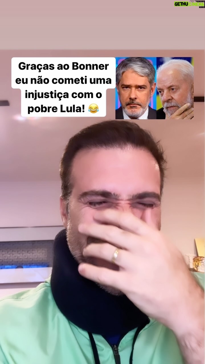 Thiago Asmar - 38K Likes - OBRIGADO, WILLIAM BONNER, POR NĆO TER ME DEIXADO COMETER UMA INJUSTIĆA CONTRA O POBRE LULINHA! š A CULPA Ć DO TRUMP! š