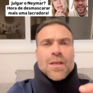 Thiago Asmar Instagram - QUE MORAL TEM A LUANA PIOVANI PRA FALAR DO NEYMAR? LOGO ELA QUE TEM TELHADO DE VIDRO EM TODOS OS TEMAS QUE USOU PRA ATACAR O NEYMAR!