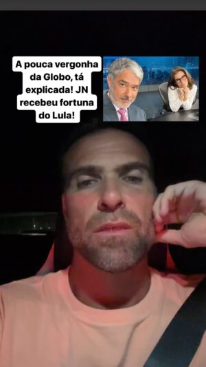 Thiago Asmar Instagram - JORNAL NACIONAL RECEBEU R$ 24 MILHÕES DO LULA! TÁ EXPLICADA A POUCA VERGONHA DO BONNER!