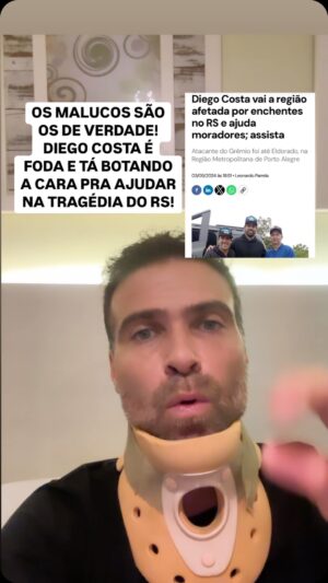Thiago Asmar Instagram - CADÊ OS JOGADORES QUE SE FAZEM DE BONZINHOS! OS MALUCOS SÃO DE VERDADE, SEMPRE FALO ISSO! VOCÊ TEM MEU RESPEITO, @diego.costa