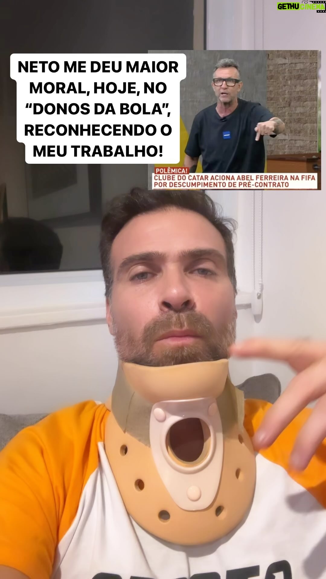 Thiago Asmar - 47K Likes - NETO ME DEU A MAIOR MORAL MAIS UMA VEZ, NO āDONOS DA BOLAā! PENSO MUITO DIFERENTE DELE NA POLĆTIC@, MAS ACHO O NETO FODA COMO PESSOA E COMO PROFISSIONAL! CHAMO ELE DE AMIGO, SIM, PORQUE SABEMOS NOS RESPEITAR! OBRIGADO, @10neto !