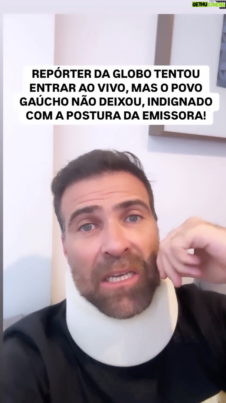 Thiago Asmar - 56.7K Likes - REPĆRTER DA GLOBO TENTOU ENTRAR AO VIVO NA TRAGĆDIA DO SUL, MAS FOI INTERROMPIDO POR GAĆCHOS INDIGNADOS COM A POSTURA PATĆTICA DESSA EMISSORA NUM MOMENTO TRĆGICO PRO RIO GRANDE DO SUL!
