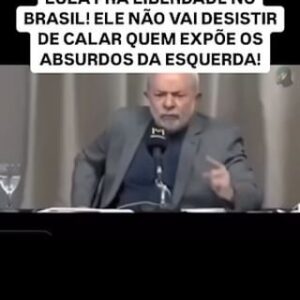 Thiago Asmar Instagram - PERCEBAM A AMEAÇA QUE O LULA E A ESQUERDA SÃO PRA QUEM EXPÕE OS ABSURDOS DESSE GOVERNO! DESDE SEMPRE, ELE QUER UMA CENSUR@