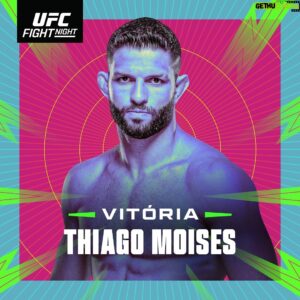 Thiago Moises Instagram - VITÓRIA BRASILEIRA! 

🇧🇷 @ThiagoMoisesMMA vence por nocaute técnico no #UFCVegas88! 

𝗘𝘀𝘁𝗮𝗺𝗼𝘀 𝗮𝗼 𝘃𝗶𝘃𝗼 𝗻𝗼 @UFCFightPassBR - assine pelo link na bio 📺📱💻