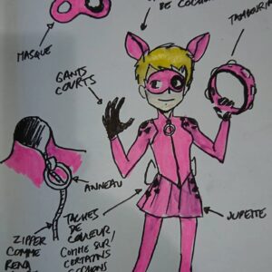 Thomas Astruc Instagram - My first sketches for Pigella. Back when she was still called Porcinella. #miraculousseason4 
#miraculousladybug 
#miraculous
