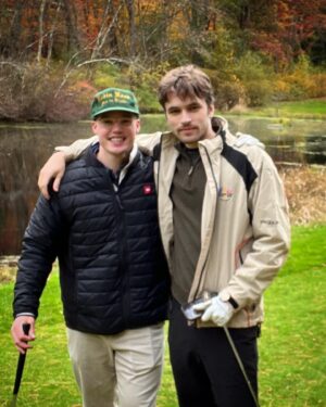 Thomas Gibson Instagram - Losing golf balls in New England with these goofballs ❤️