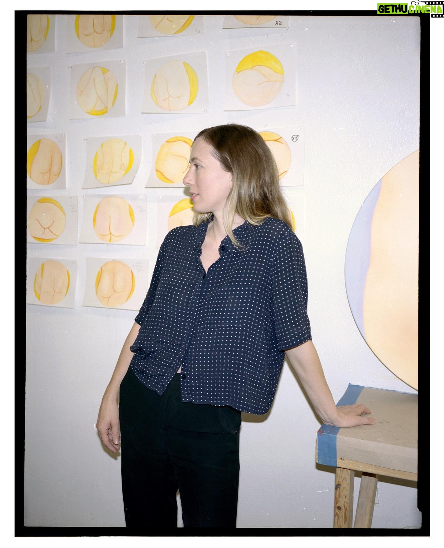 Thomas McDonell - 2.7K Likes - Elana, in her studio in LA
Elanaās show opens at @alexanderberggruen on Saturday in New York. Congratulations, Elana!