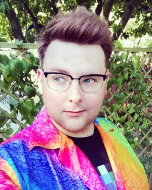 Thomas Ridgewell Instagram - Rainboi 🌈 Things are on the up, I think. My mental health has improved a lot, I’m working on some projects that are really exciting, and I’m feeling free of some long-harboured negative emotions. Still a long way to go but I’m hopeful.