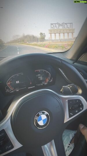 Thrigun Instagram - Cinema & Cars 🙏
#bmw #ramojifilmcity #thrigun