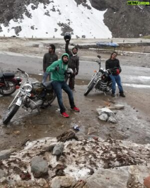 Thrigun Instagram - #10years !!! It’s been ten years since I went on this solo adventure into the mountains. Took a train, rode a bike, hiked, walked, climbed, hitchiked, swam, paraglided and what not!!!!!

Kasi, Haridwar, Mussoorie, Mcleoganj, Dharamkot, Triund, Manali, Vashisht, Rohtang pass, Zanskar, Kasol, Chandigarh, Amritsar, Delhi …..what a time it was! Probably the best days of my life!! 
The first time I bungy jumped, meet my favourite childhood author @ruskinbondofficial sir on his 80th birthday. Making some blood brothers on the road. Cranking the 80s @royalenfield 500 cc up the winding mountain roads. Romancing danger, Learnining new languages & overcoming a lot of my fears. 

I understood the true meaning of being liberated on those balmy days and cold nights. 

My very first journey from being a boy to man started somewhere here and I hold these memories will stay etched in my memory to the grave! 

#carpediem my fellow wayfarers, safe travels ahead on the road and in life!! 

PS: please don’t litter and don’t f*”@&: do it for the gram, do it for yourself!! One love ❤️

#thrigun #tbt #throwbackthursday #mountains #himalayas #enfield #solotravel #2014 #carpedium #travelgram #10yearchallenge #actorlife #nostalgic #bikeride #bunjyjump #kasol #dharamkot #mcleoganj #haridwar #rohtangpass #zanskar #kasi #amritsar #triund #chandigarh