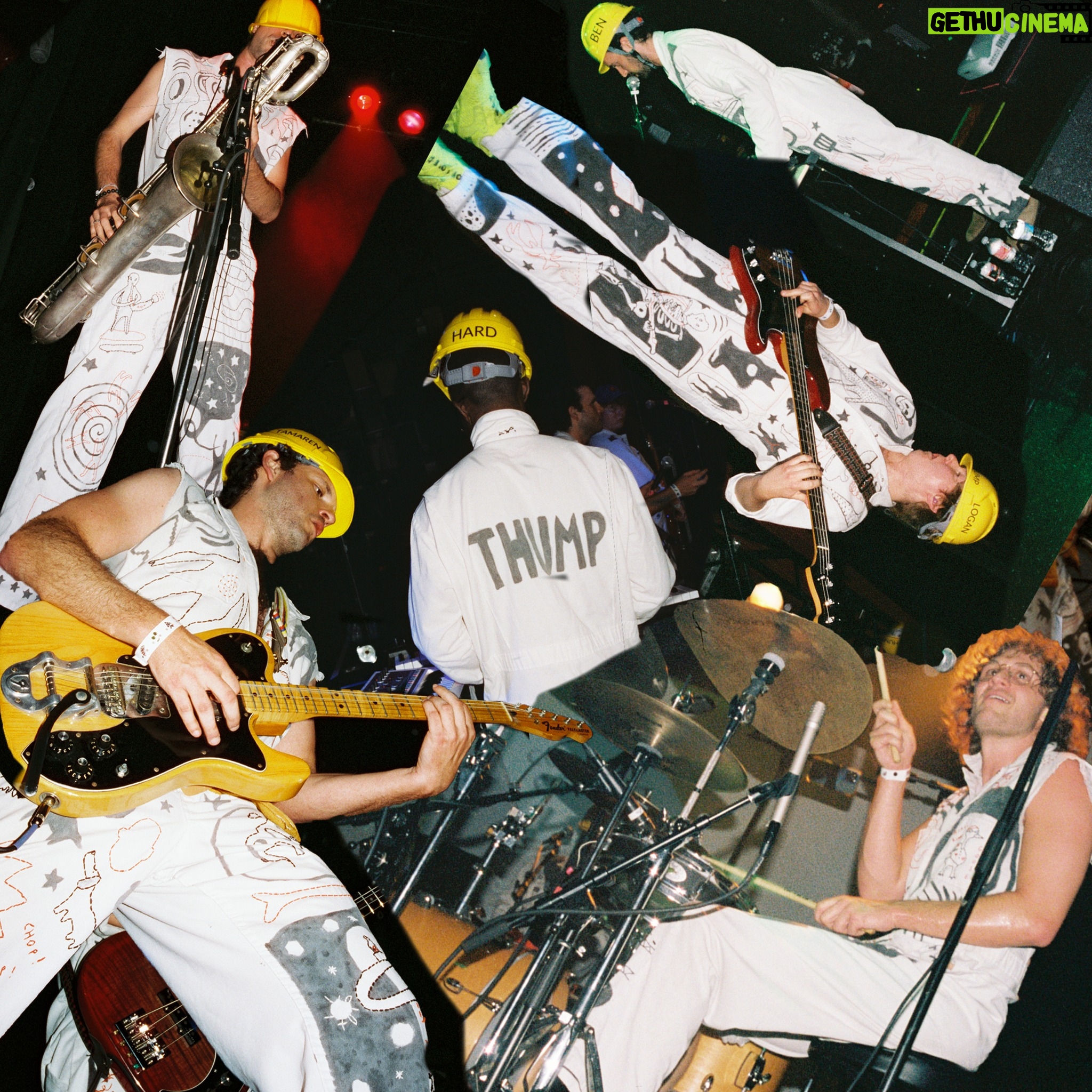 Thumpasaurus - 745 Likes - We are so excited to announce our second live album GAS CHEAPER HERE 👀⭐️👀 it’s a compilation of our best concert recordings from the past year. Not only are we truly amazed by the people and shows we experience crossing the country in our van, but also by the incredible variance in gas prices. We love to travel and play for you; so enjoy this homage to the road and to our favorite people: our fans.
#GasCheaperHere OUT AUGUST 2ND
Photos by @petie_sjogren
Collage by @henryrsolomon