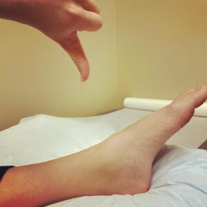 Tierney Smith Instagram - NOT how I wanted to spend my Friday 😢 chipped the bone on top of my foot in 🥋😩😕 #bootofshame
