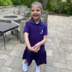 Tiffany Fallon Instagram - Huge day for my babygirl! ✏️ 🚌#firstdayofkindergarten #Devon #rettsyndrome