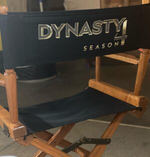Tiffany Fallon Instagram - Cal it an early birthday present 🎁 #pinchme Couldn’t be happier...and it couldn’t come at a better time! This opportunity, this cast, this set, this dress.  @cw_dynasty @thecw #dynastyseason4 @christopherjohnrogers 👗 #diedandfonetoheaven @amt_agency