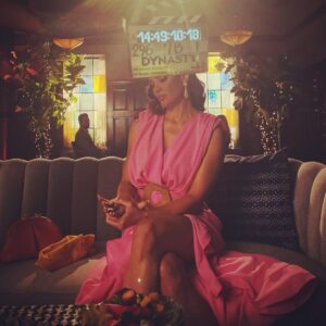 Tiffany Fallon Instagram - Had an epic day working along the beautiful & talented  @lizgillz 👸🏼 couldn’t have been any better unless @joancollinsdbe walked on set and threw a drink in my face. One for the #bucketlist #onset #dynasty #season4 #lifeisgood @amt_agency