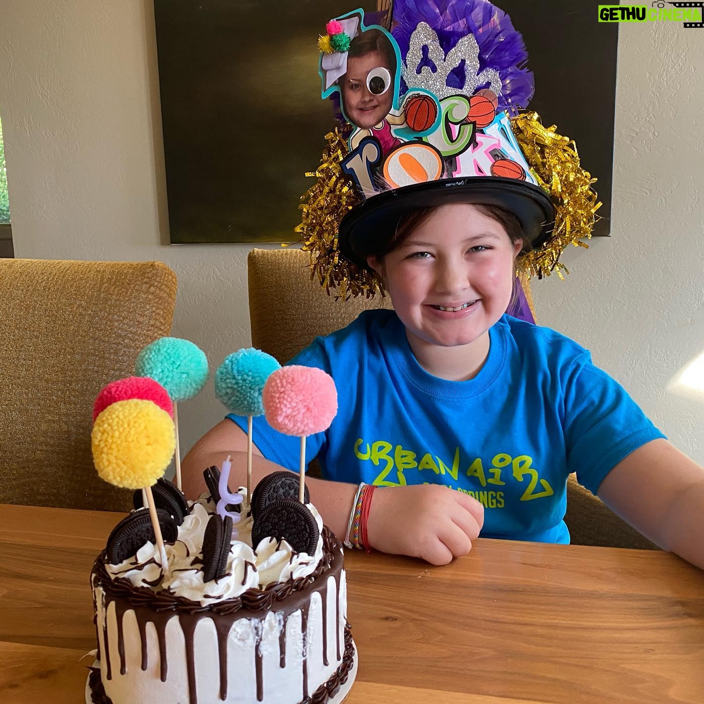 Tiffany Fallon - 3 Likes - #happybirthday to our queen 👸🏻 of #sideeye and #tiktok dancing @rocky_rooney_roo #10 #doubledigits #raquelblue