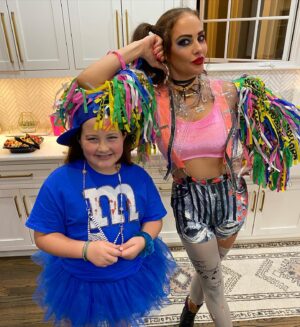 Tiffany Fallon Instagram - @rocky_rooney_roo an I crushed #halloween2020 She’s a lil and I’m VERY salty!! @mmschocolate #harleyquinn #motherdaughter duo