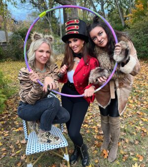 Tiffany Fallon Instagram - It was a #circus this #halloween #lions #tigers #weave and wine @heather_bluespaceluxetravel @marymckoymaddox #halloween2022