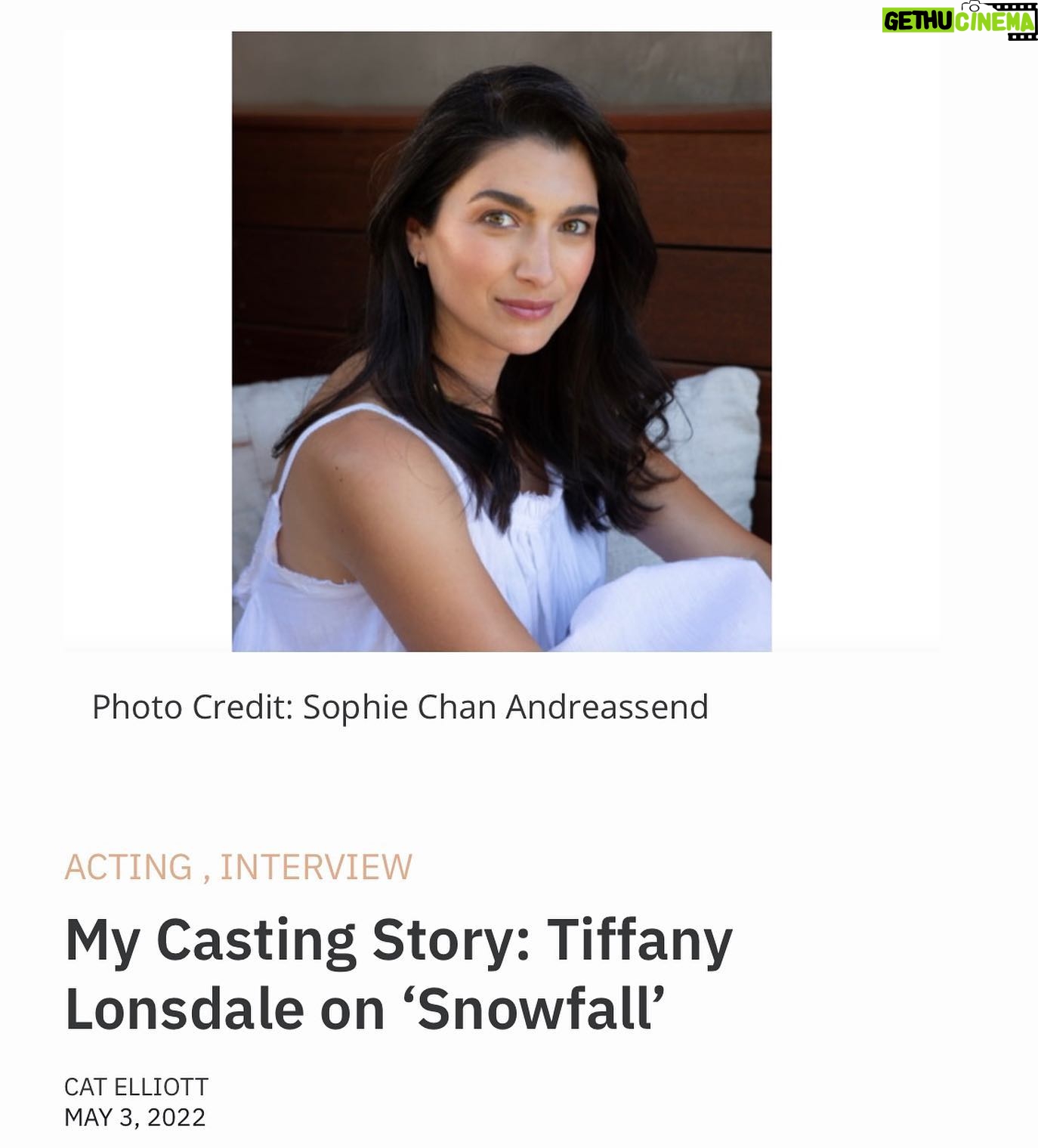 Tiffany Lonsdale - 518 Likes - A peek into the life of an actor and a casting story 🎭 Thank you Cat and @castingnetworks for a fun interview!
Full article available here:
https://www.castingnetworks.com/news/my-casting-story-tiffany-lonsdale-on-snowfall/