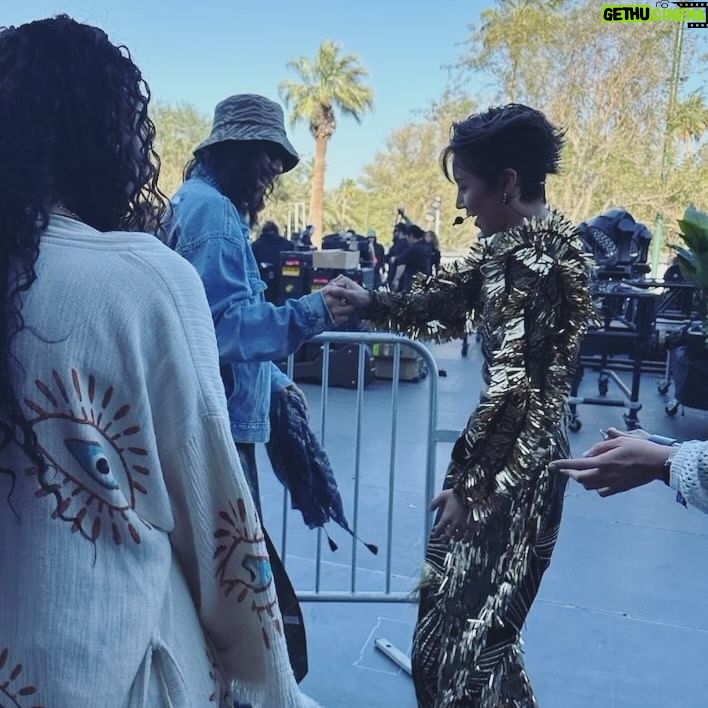 Tiger JK - 13.8K Likes - ❤️🏜️It all started when you reached out to me and Yoonmirae for a track, and together we created the amazing song “Boom Tick Boom.”
Fast forward to Coachella, where we had the opportunity to perform the song together. It was crazy fun rocking the stage with you and witness your incredible talent firsthand. Not only are you an amazing artist, but you are also one of the kindest souls I’ve ever met.
Keep shining, Xin Liu! The world is ready for your incredible talent. #Repost @lyx0420
・・・
Thank you so much 선배님 @drunkentigerjk and @yoonmirae ! It was such an honor to perform “Boom Tick Boom” together and I’m super grateful. Let’s Rock your body ! Move your body ! 🔥