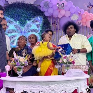 Tiger Thangadurai Instagram - Yogibabu bro's baby 1st birthday function 🎂🎂🎂💐💐💐 #YogiBabu #birthday