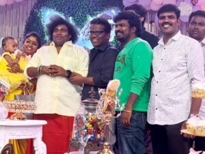 Tiger Thangadurai Instagram - Yogibabu bro's baby 1st birthday function 🎂🎂🎂💐💐💐 #YogiBabu #birthday