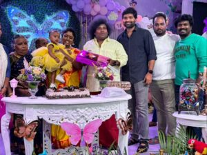 Tiger Thangadurai Instagram - Yogibabu bro's baby 1st birthday function 🎂🎂🎂💐💐💐 #YogiBabu #birthday