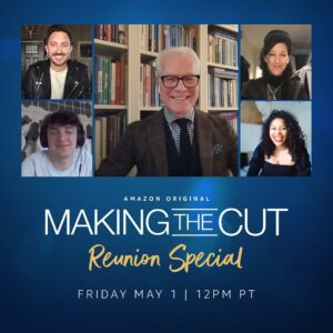 Tim Gunn Instagram - Don’t miss the @makingthecuttv LIVE reunion special TODAY at 3pm EST on @amazonprimevideo ’s YouTube! I’ll be chatting with the final 4 #MakingthCut designers and answering your questions. 😁✂️