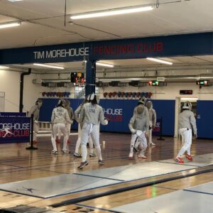 Tim Gunn Instagram - I’m a wreck! Participating in my first @usafencing tournament, today! #timmorehousefencing Wish me Bon Chance!