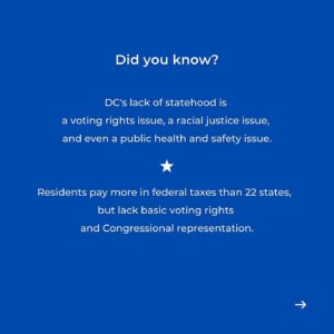 Tim Gunn Instagram - Call your senators at (202) 224-3121 and encourage them to support DC statehood using the script below ⬇️
 
“Hello, my name is ___________ and I live in _________. I’m calling to urge the Senator to support DC Statehood. This would grant equal voting rights and representation in Congress to the 712,000 people of the District of Columbia. The events on January 6th made it clear that DC residents -- who pay taxes, serve in our military, and raise their families, deserve the same rights and protections as Americans living in all 50 states. Thank you.”

#dcfor51 #dcstatehood