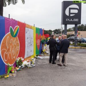 Tim Kaine Instagram - Eight years ago, 49 lives were tragically cut short and 53 more were injured in a hate crime at the Pulse Nightclub, a place that was a safe space for the LGBTQ  community in Orlando. I remember visiting that site years ago—it was devastating. We need more gun safety reforms.