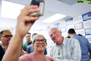 Tim Kaine Instagram - Great energy in Sterling today as we celebrated @VADemocrats’ 7th coordinated campaign office opening in Virginia.

#VA10 has an incredible nominee in @SuhasforVA. Can’t wait to help send him to Congress and keep Virginia blue up and down the ballot this November!