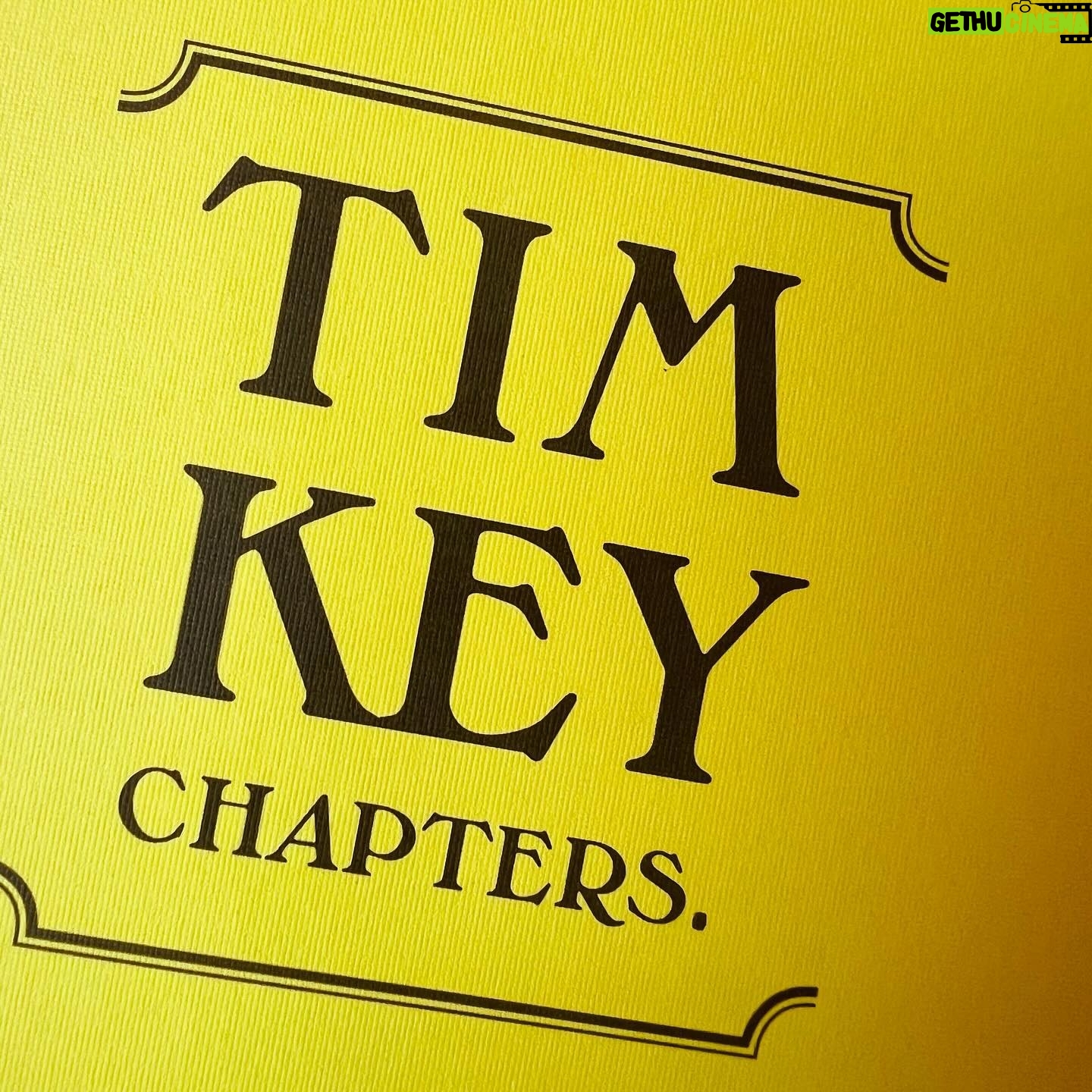 Tim Key - 3.5K Likes - CHAPTERS first print all done. Going to print today ready for book going INTO SHOPS.
You can preorder from places like Waterstones, all the classics.
Out FEB 14 😘