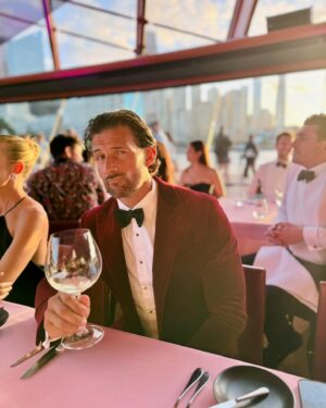 Tim Robards Instagram - It’s wedding time… and the theme was bigger, brighter… bolder! Congrats to the Webbers!