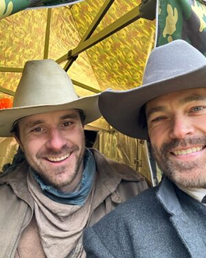 Tim Rozon Instagram - Calamity Jane - in select theatres and digital as of today. Directed by @tkmiles 🐇 and starring the incredible @emilybett  As our Calamity Jane!! This was one of my favourite film set experiences ever. What a good bunch of folks coming together to make a super kick ass movie.  One of favourite cast's of all time!! Special thanks to our DOP @jannieklompje and amazing hair&MU 🎨 @guiltlessglamour @sofiephillips @hairbynicolelapointe @maya_phillips237 @thereelashley & the rest of the incredible crew!!