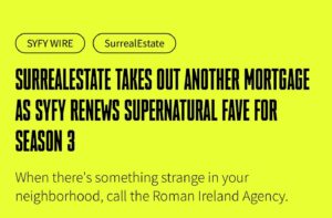 Tim Rozon Instagram - How do real estate agents open the doors to haunted houses?  We use the Spoo-key 👻 

I'm so grateful and still not over the incredible news that this phenomenal team of cast and crew get to come back and bring you more SURREALESTATE. @syfy #surrealestate @surrealestaters SEASON 3.