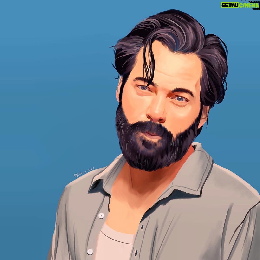 Tim Rozon - 6.1K Likes - Mutt ❤️ @dbenitez95 #Repost @dbenitez95
・・・
A portrait of the one and only @realtimrozon . Anyway, beards are fun, but super hard to draw 😩 #artbydianab #schittscreek #mutt #beard