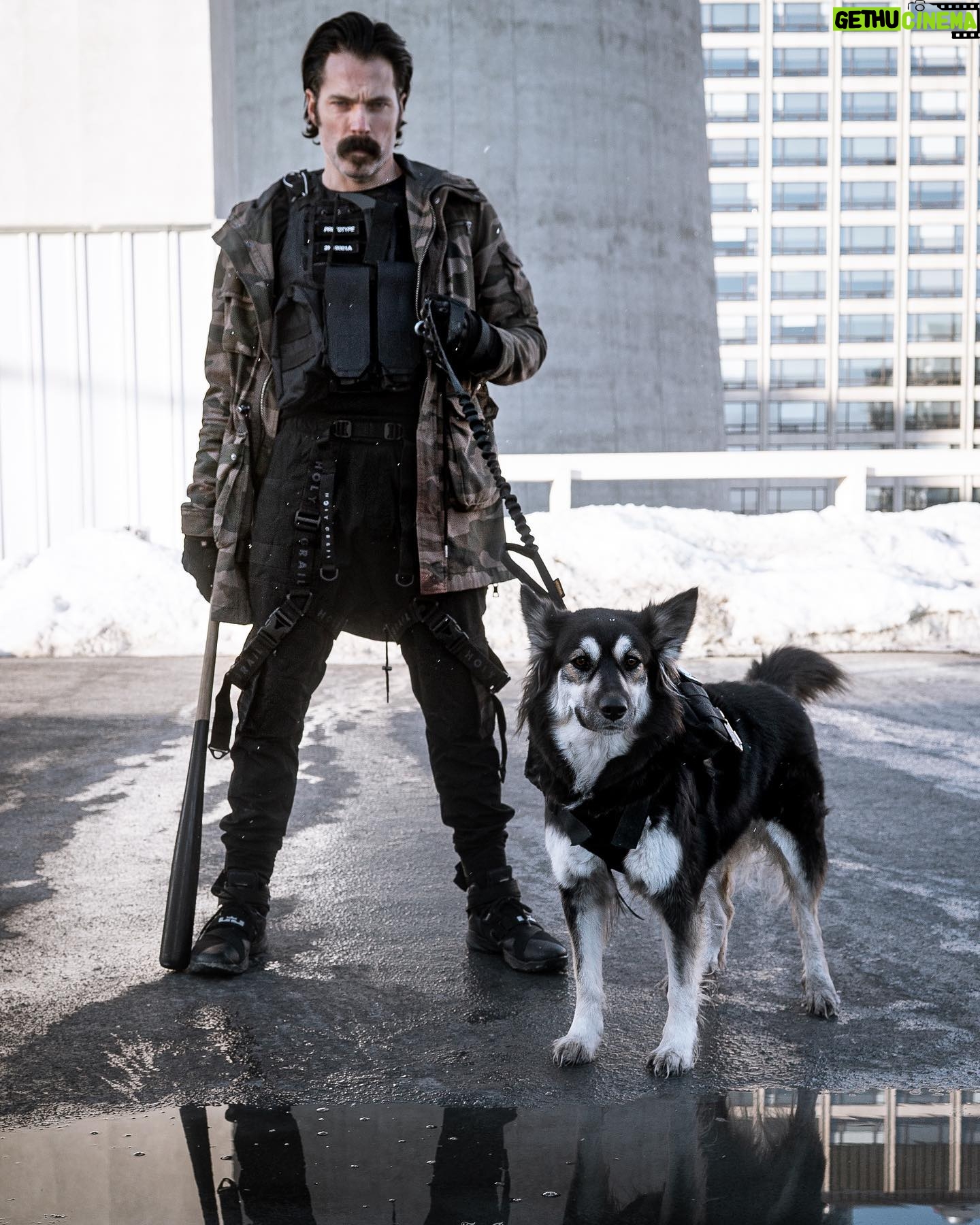 Tim Rozon - 12.9K Likes - Let’s meet up before the world blows up................... 📸 @false.peak 🎥 @cheeze.staxx #daydreaming #puppyoftheday #calgary