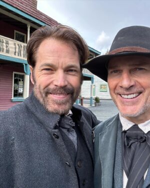 Tim Rozon Instagram - Calamity Jane - in select theatres and digital as of today. Directed by @tkmiles 🐇 and starring the incredible @emilybett  As our Calamity Jane!! This was one of my favourite film set experiences ever. What a good bunch of folks coming together to make a super kick ass movie.  One of favourite cast's of all time!! Special thanks to our DOP @jannieklompje and amazing hair&MU 🎨 @guiltlessglamour @sofiephillips @hairbynicolelapointe @maya_phillips237 @thereelashley & the rest of the incredible crew!!