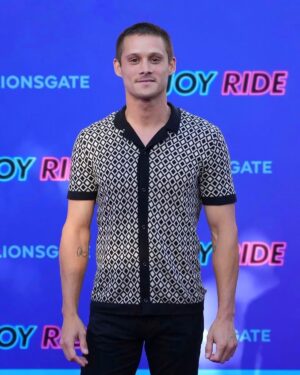 Timothy Granaderos Instagram - Maybe don’t go see it with your parents, or do, but definitely see it. @joyridemovie is hilarious.