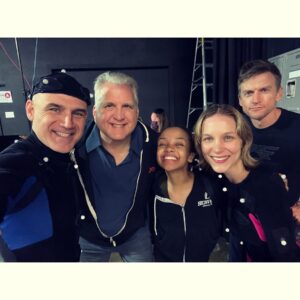 Tina Ivlev Instagram - Today Star Wars Jedi: Survivor is released into the world! I am overwhelmingly proud of the work done by everyone involved in this game. It means so much to me to be able to work with a team that pours their hearts and souls into what they do - from our awe-inspiring cast and crew and working with the brilliant @tomkstudios @rougemocap, to our excellent writing team and the folks who make it all happen at @respawn @eastarwars @lucasfilm @starwars - to be a part of that is so very special and I feel massively grateful. It’s moments like this that take you back to the beginning and I’d be remiss not to thank the incredible Emily Schweber for casting me as Merrin all those years ago. Best phone call and subsequent happy dance on an empty Portland cafe patio ever. 

I hope you all love it the way we do ♥️🖤