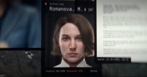 Tina Ivlev Instagram - Loved playing baddie Milena Romanova in #codmw3! Getting to work with this amazing cast, crew and directors Brian Bloom and Jeff Negus was such a joy. 🩵 Go play it!